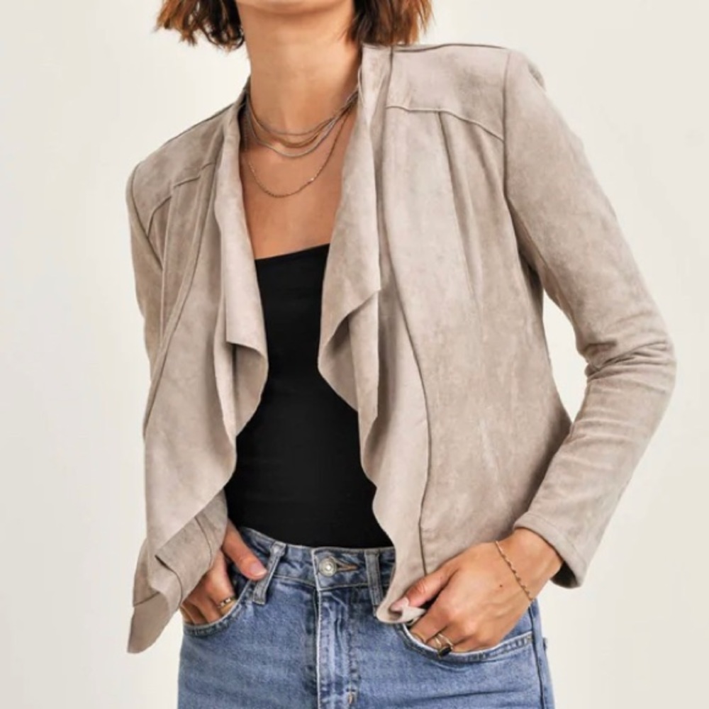 Faux Suede Jacket